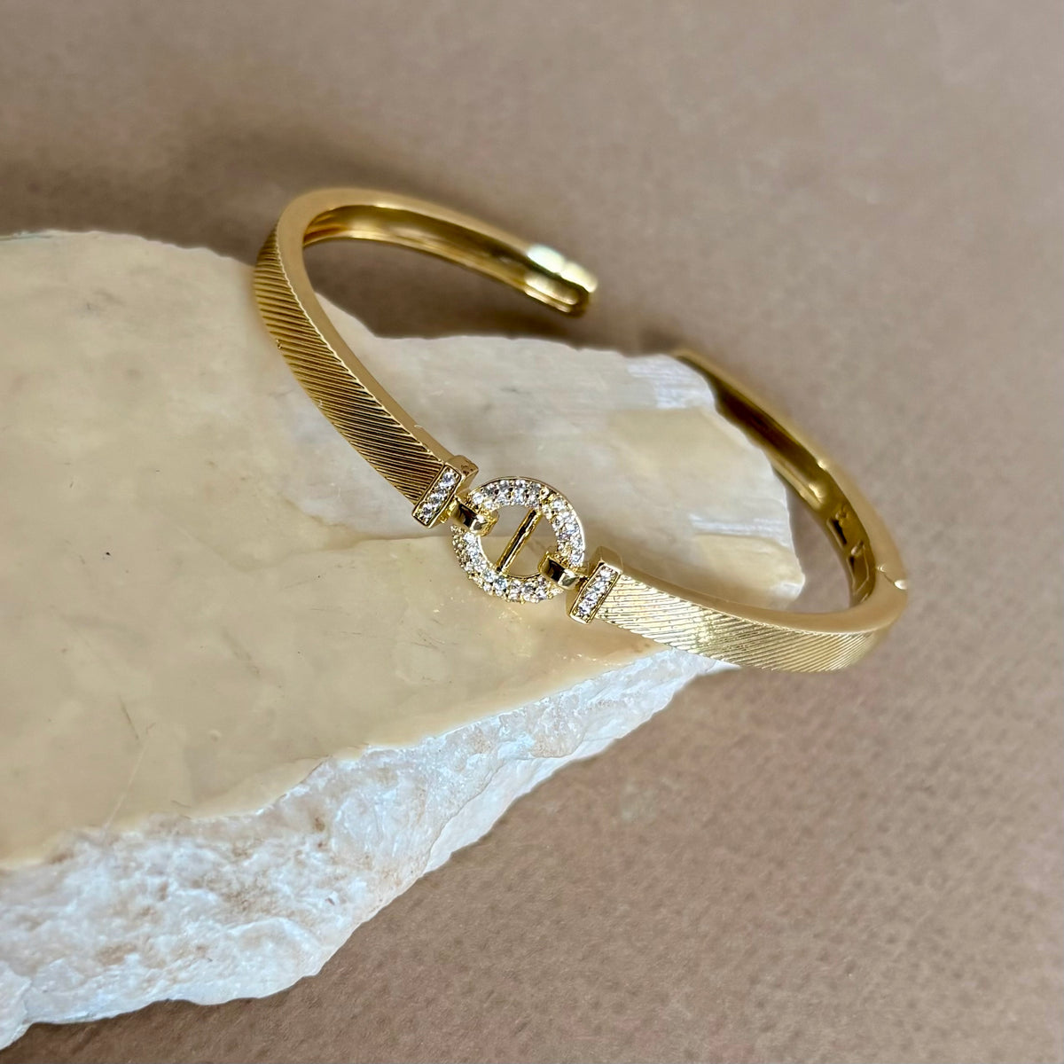 Zareni 02 | Gold Plated Bangle