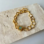 The Cube | 24K Gold Plated Bracelet