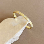 Echo | Gold plated Bangle