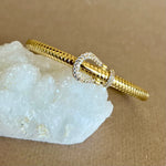 Finch 03 | Gold Plated Bangle