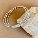 Zorique 02 | White Gold Plated Bangle