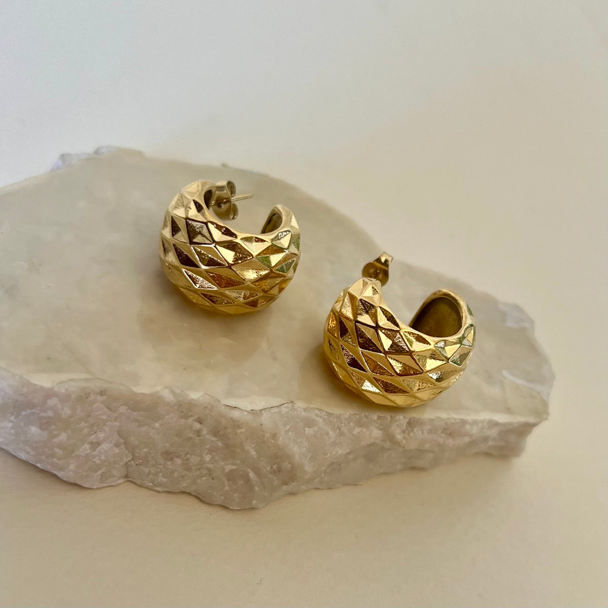 Mintara | Gold Plated Earrings