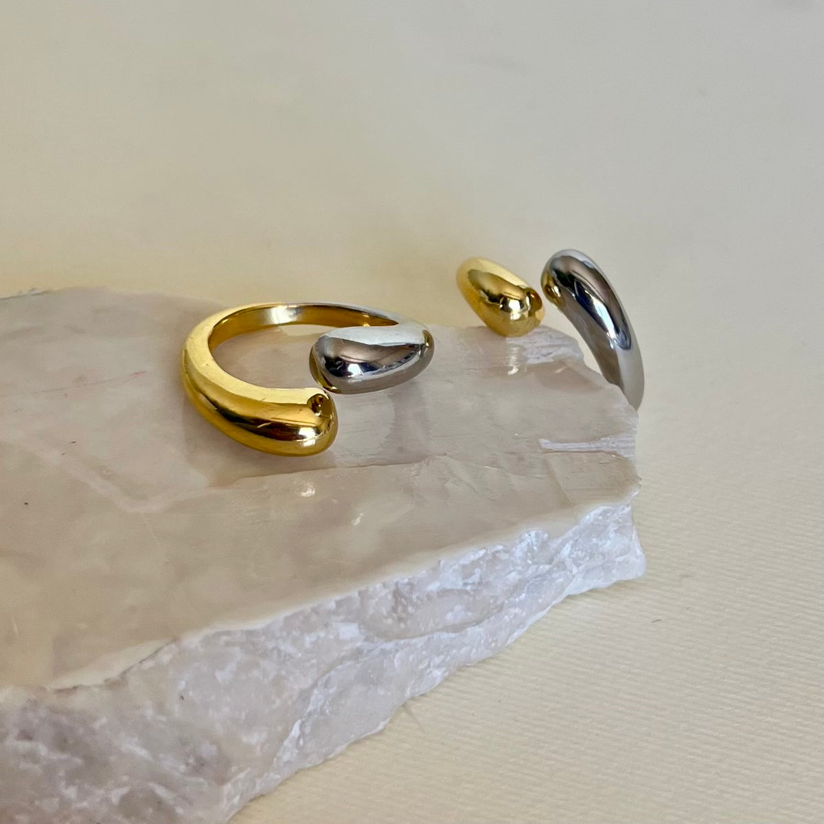 Doppio 04 | Gold Plated Ring