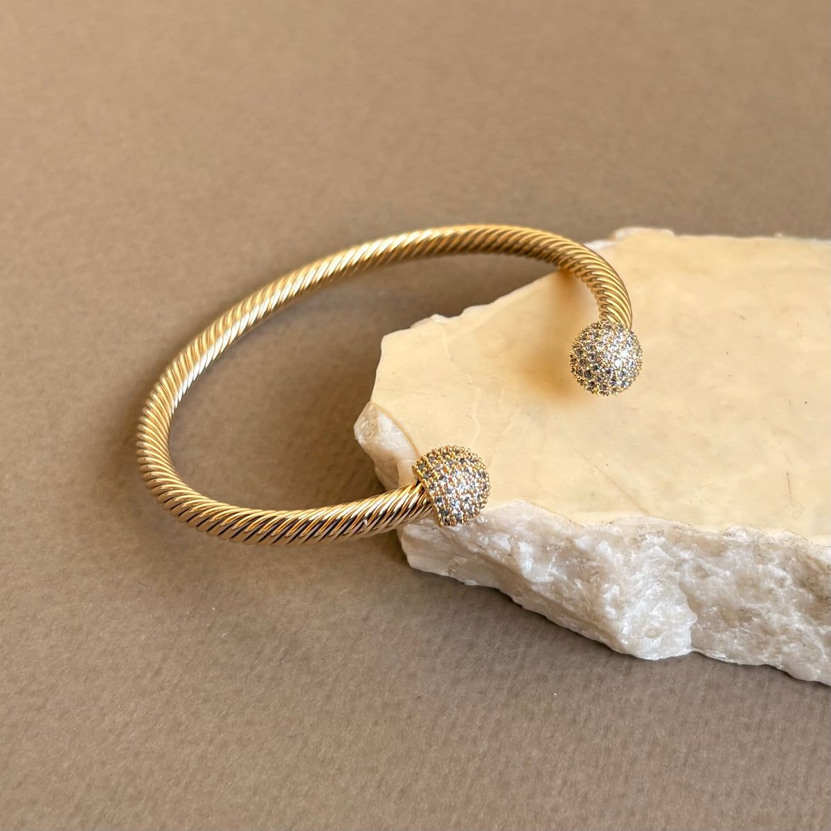 Florin 02 | Gold Plated Bangle