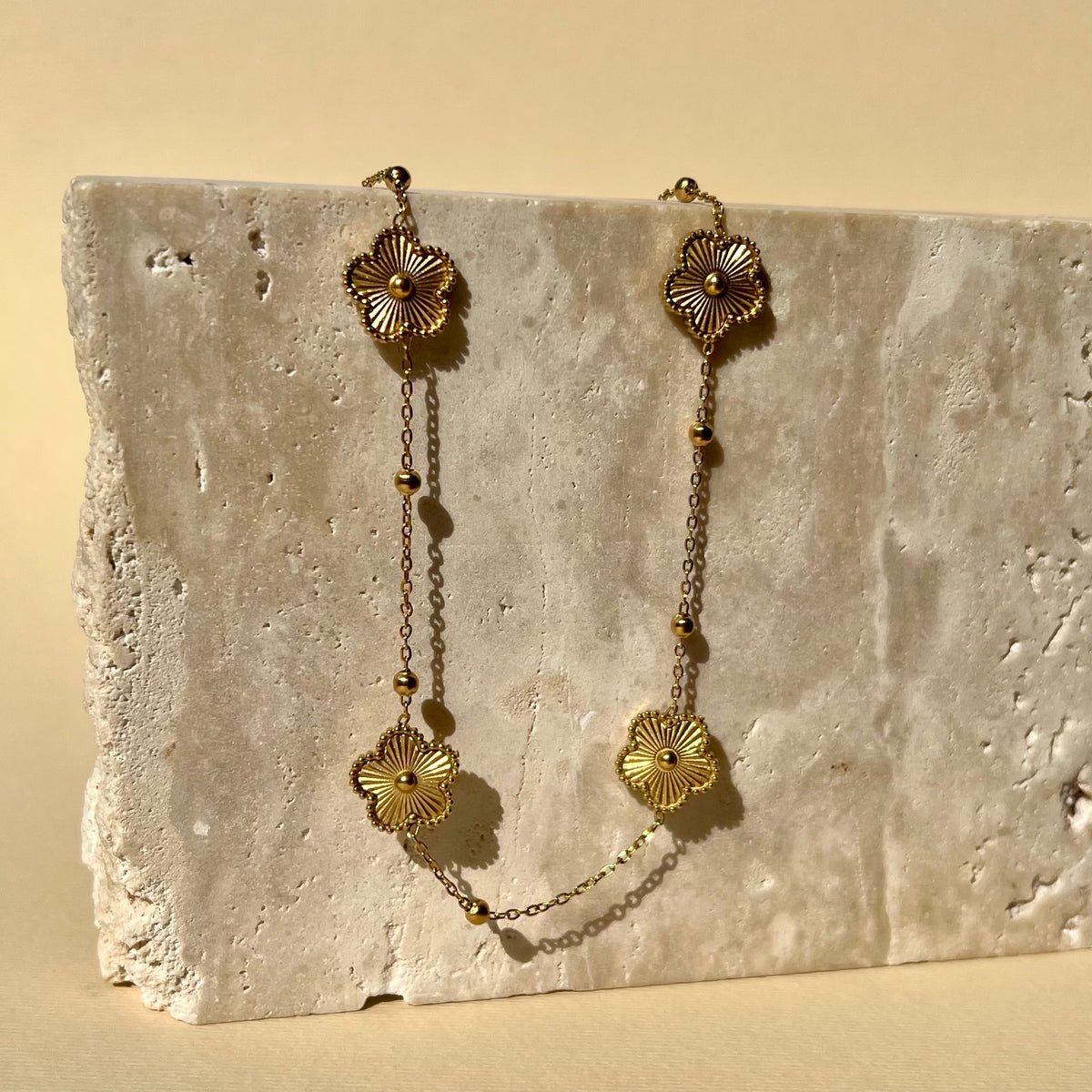 Gold Cleef 03 | Gold Plated Necklace