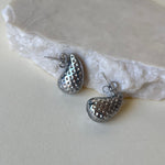 Nairobi White | Gold Plated Earrings