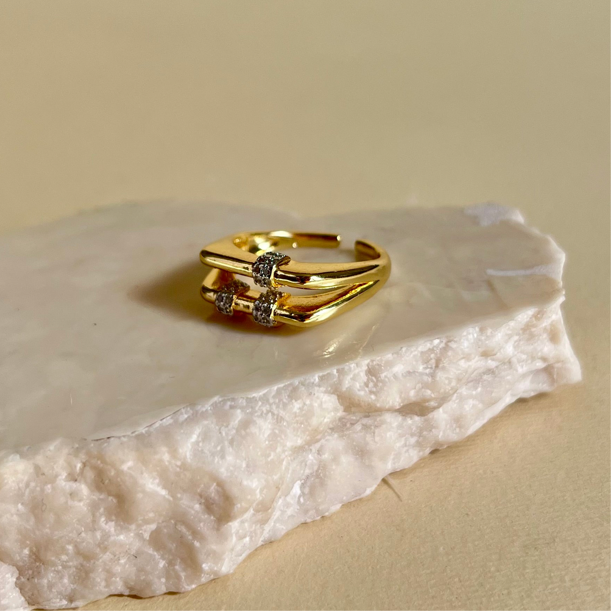 The Meg | Gold Plated Ring