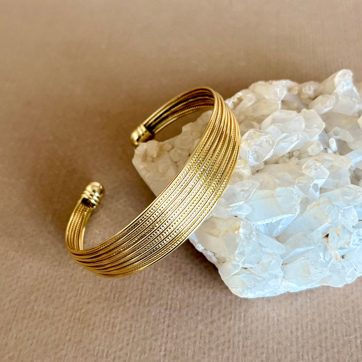 Verouna 02 | Gold Plated Bangle