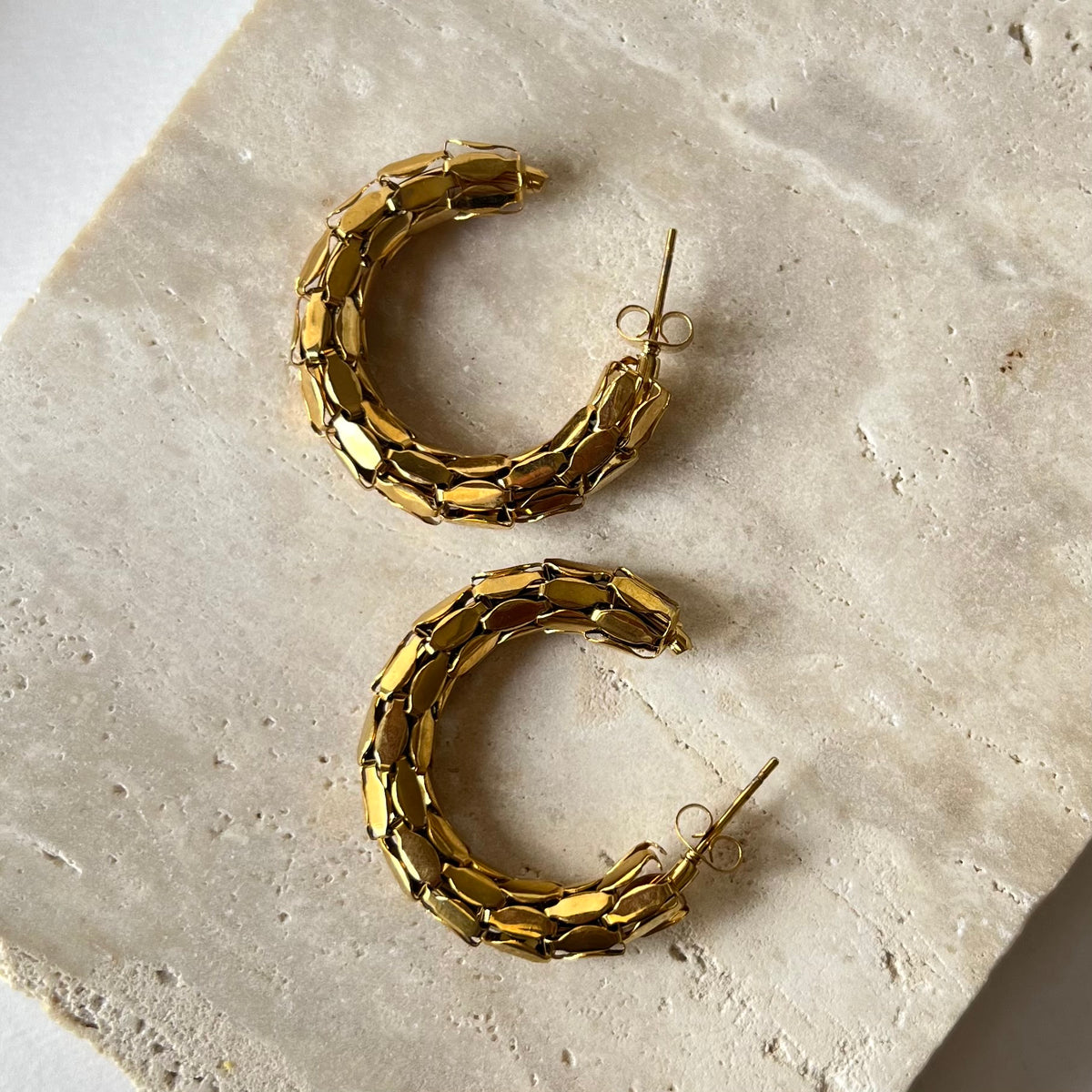 Fola 02 | Gold Plated Earrings