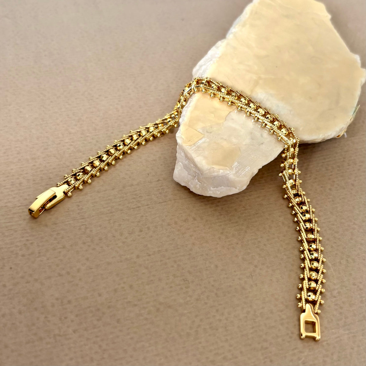 Zemar | Gold Plated Bracelet (long)