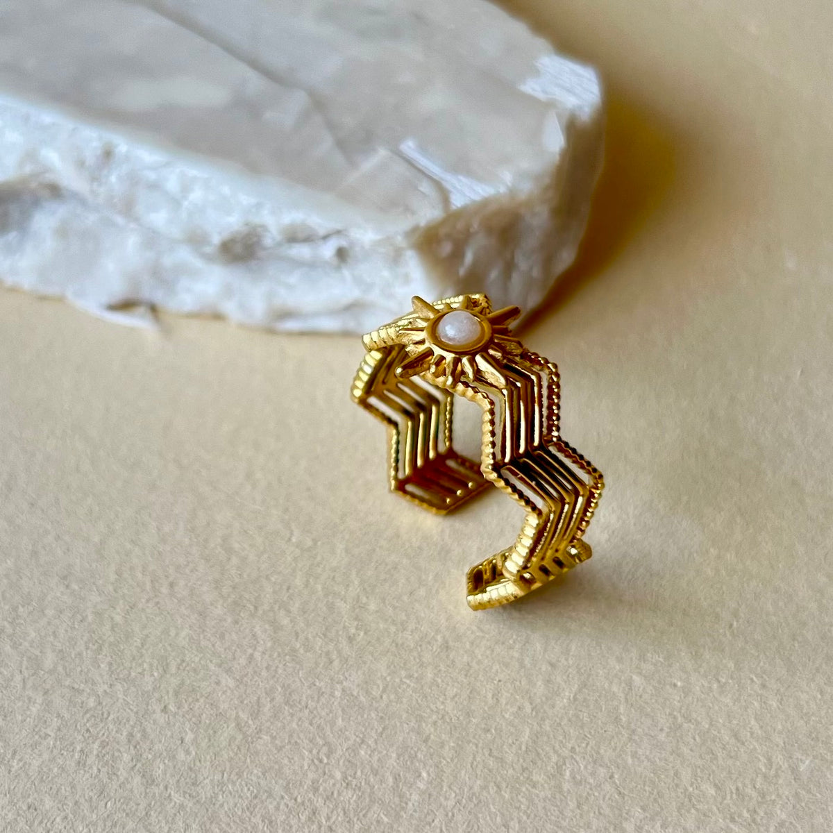 Cassidy | Gold Plated Ring