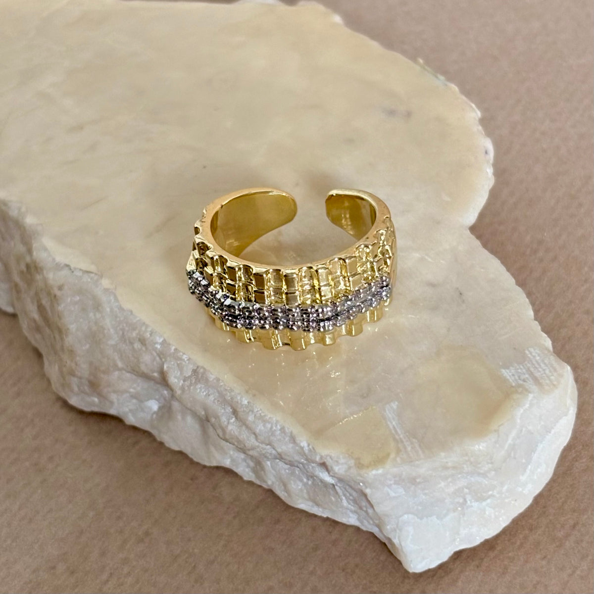 Elnova | Gold Plated Ring