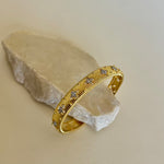 Mother of pearl 04 | Gold Plated Bangle