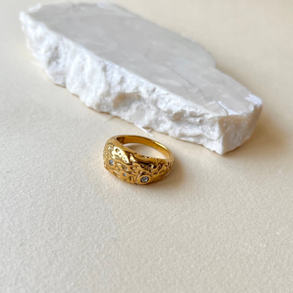 Luminous | Gold Plated Ring