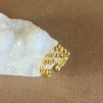 Flora | Gold Plated Ring