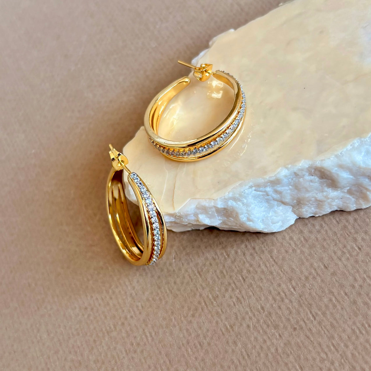 Uselra | Gold Plated Earrings