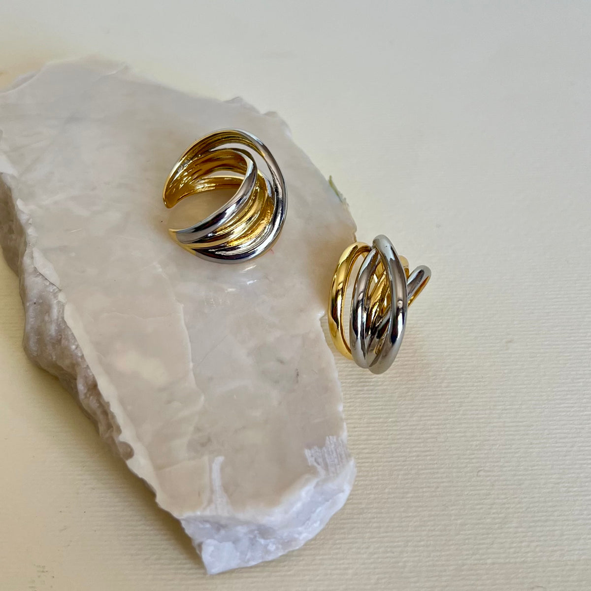 Doppio | Gold Plated Ring