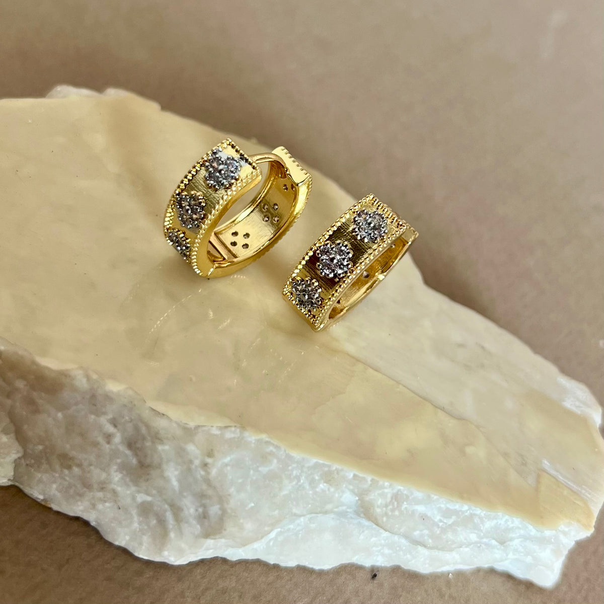 Chyra | Gold Plated Earrings