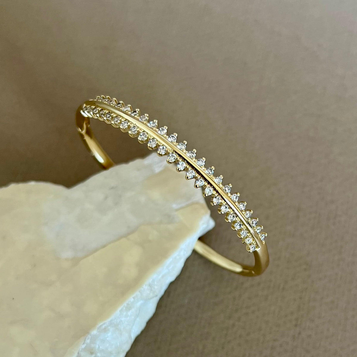 Aster | Gold Plated Bangle