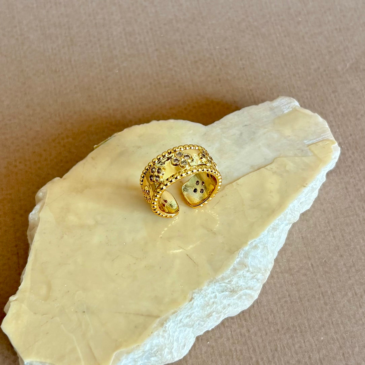 Monira | Gold Plated Ring