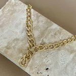 Bonk | Gold plated necklace