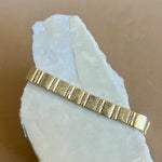 Sahara 02 | Gold Plated Bracelet