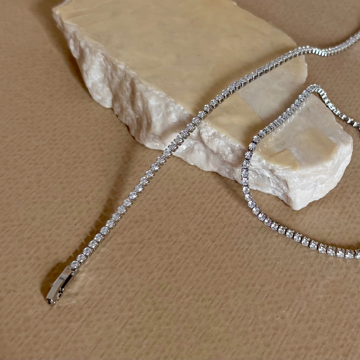 Glam's Tennis | Gold Plated Bracelet
