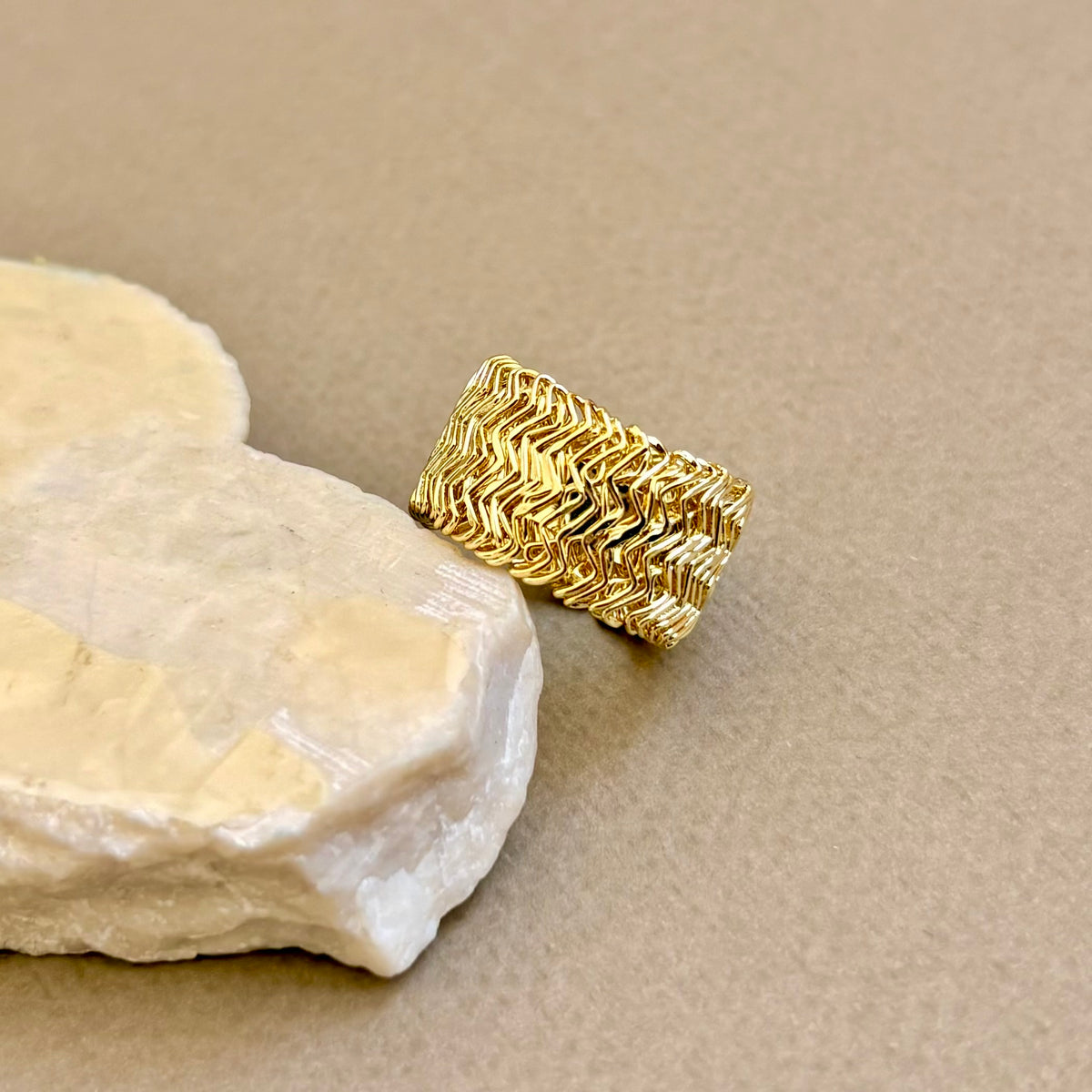 Bravira | Gold Plated Ring