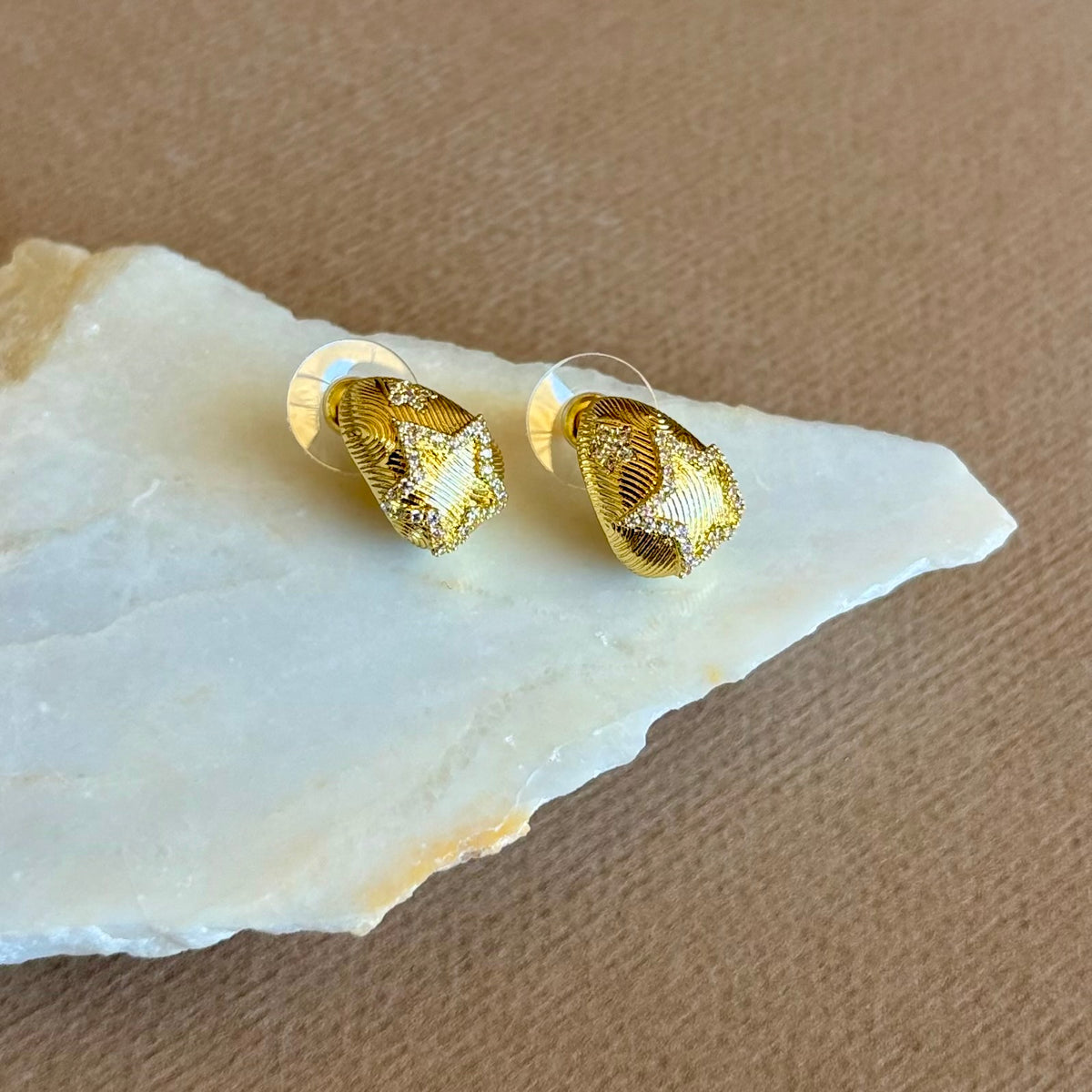 Lumaca | Gold Plated Earrings
