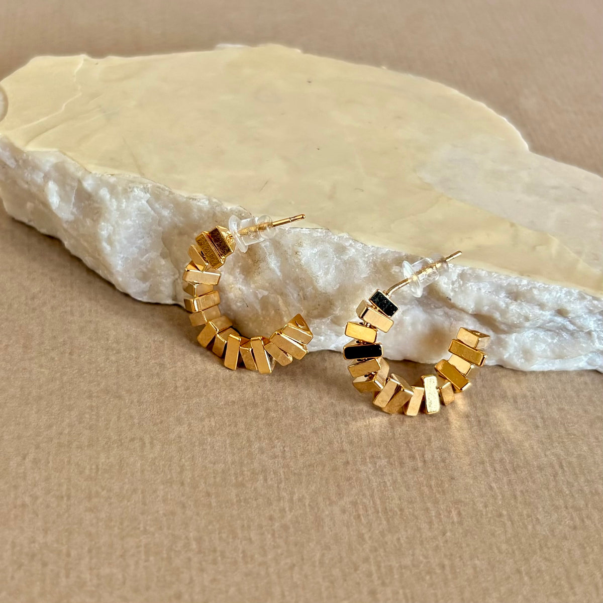 Mentara 02 | Gold Plated Earrings