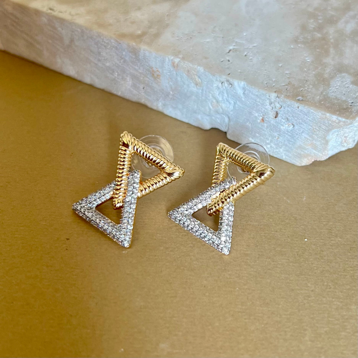 Tringo | Gold Plated Earrings