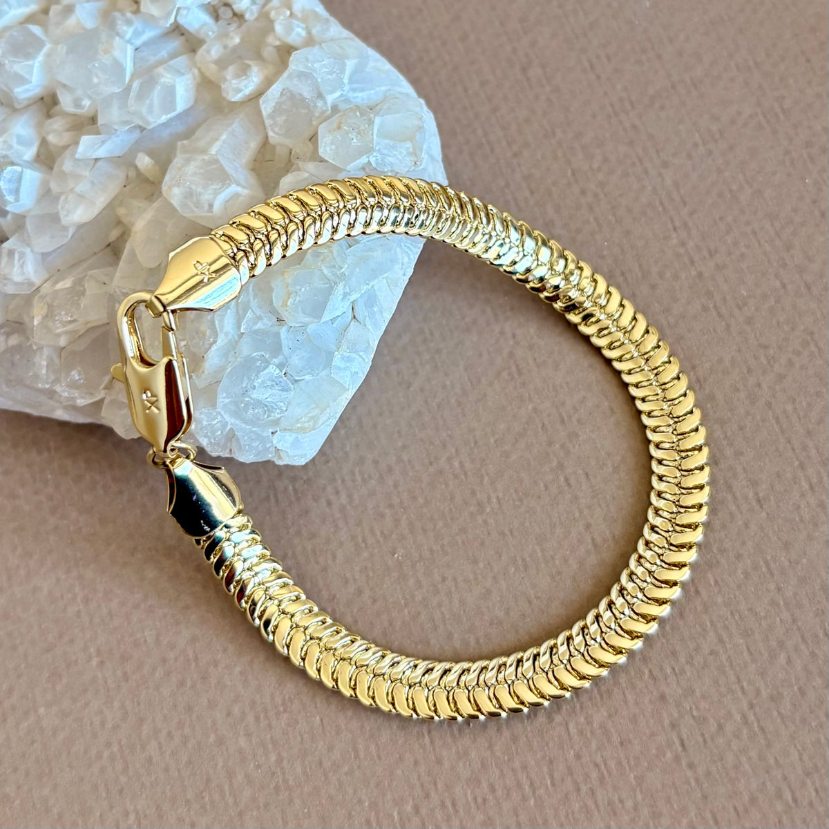 Lizardy 02 | Gold Plated Bracelet