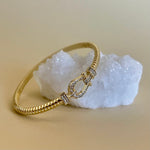 Finch 02 | Gold Plated Bangle