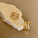 Bones 03 | Gold Plated Ring