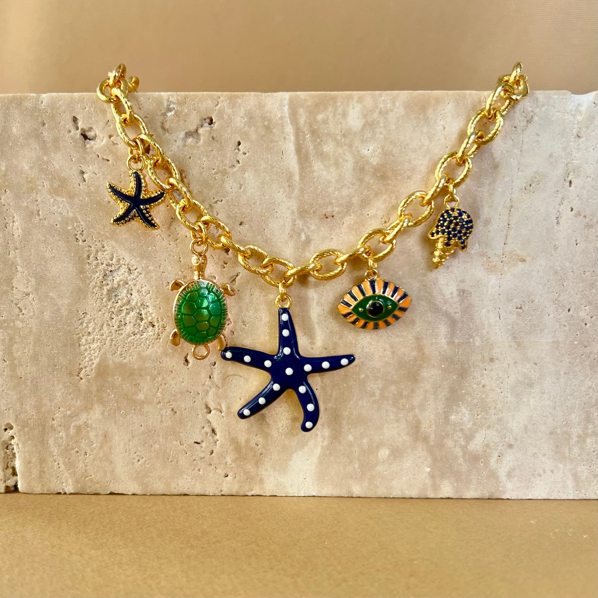 Shore-Line Muse | Gold Plated Necklace