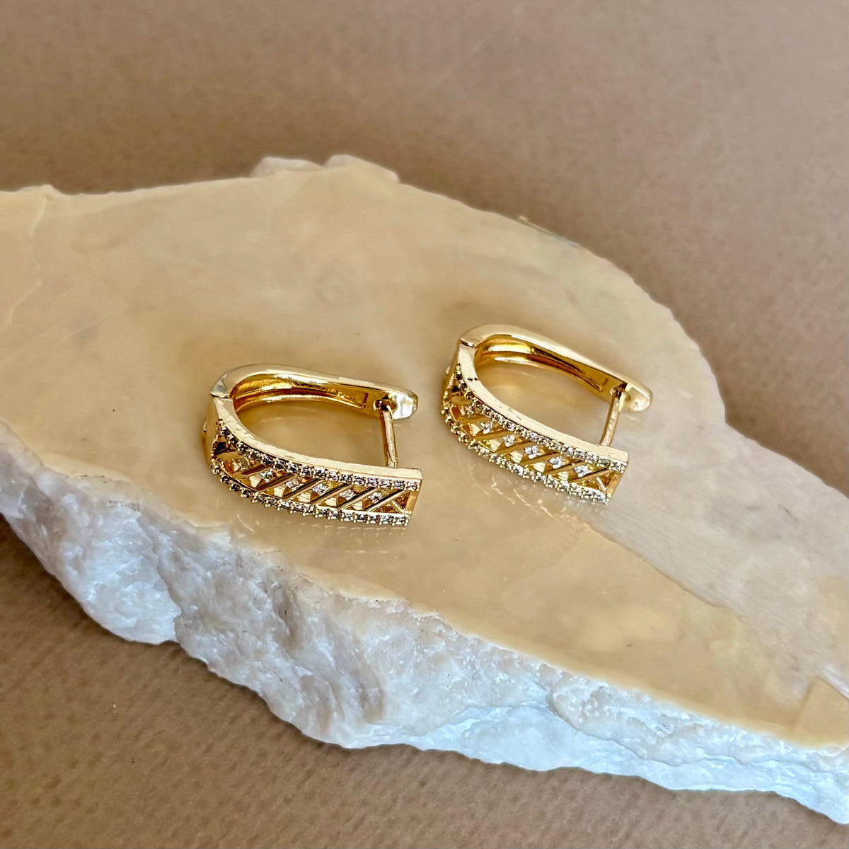 Cavora | Gold Plated Earrings