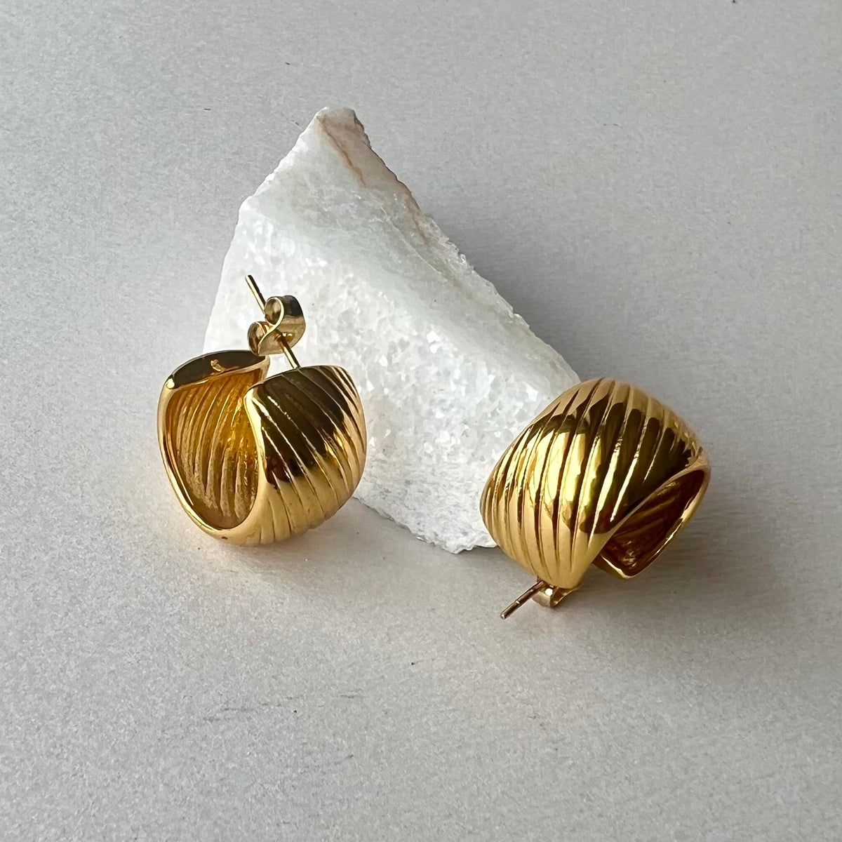 Lumaca | Gold Plated Earrings