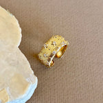 Mother of pearl 05 | Gold Plated Ring