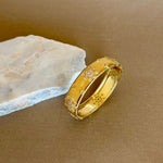 Aster | Gold Plated Bangle