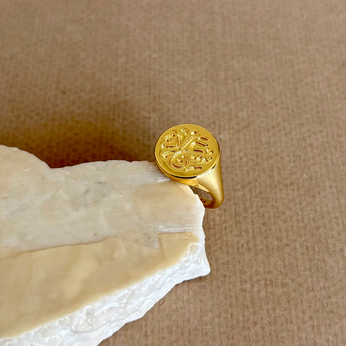 Sa'ada 02 | Gold Plated Ring