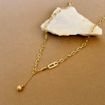 Bonk | Gold plated necklace