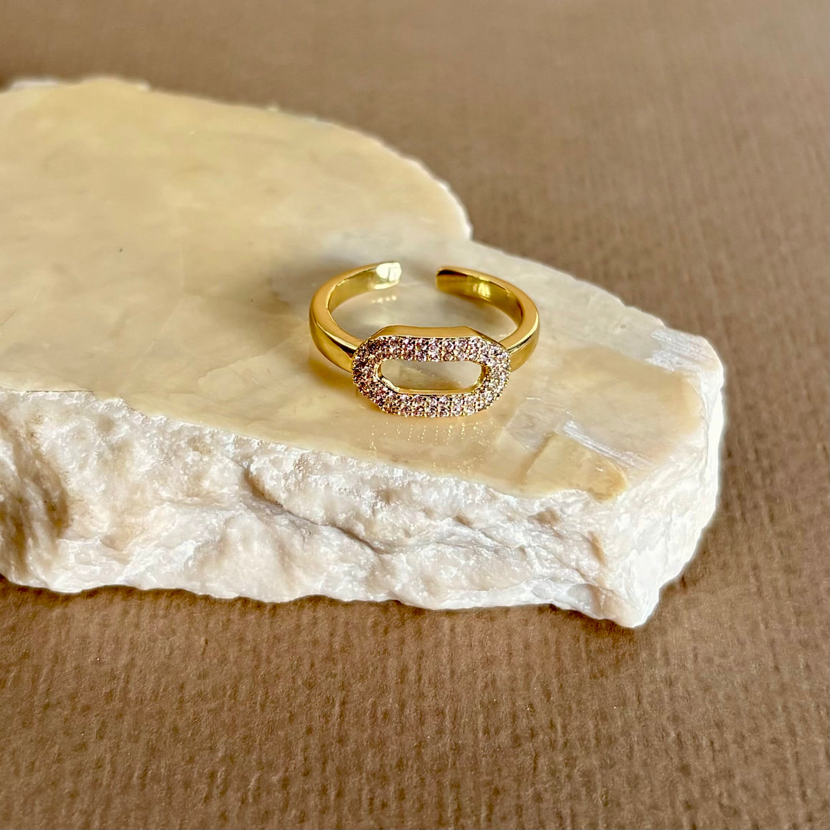 Arisia 02 | Gold Plated Ring