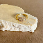 Arisia 02 | Gold Plated Ring