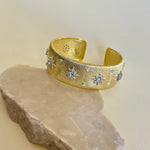 Mother Of Pearl | Gold Plated Bangle