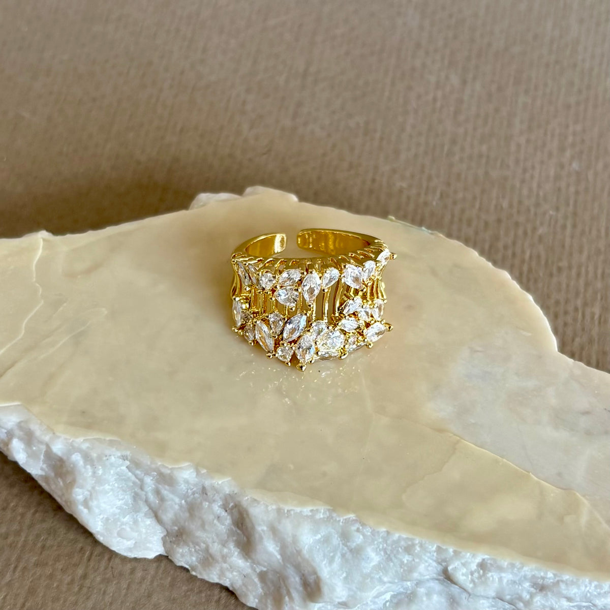Yurane | Gold Plated Ring