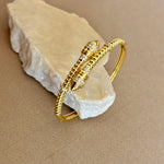 Lunessa | Gold Plated Bangle