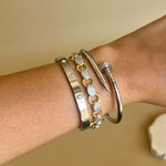 Onyx 02 | Gold Plated Bracelet