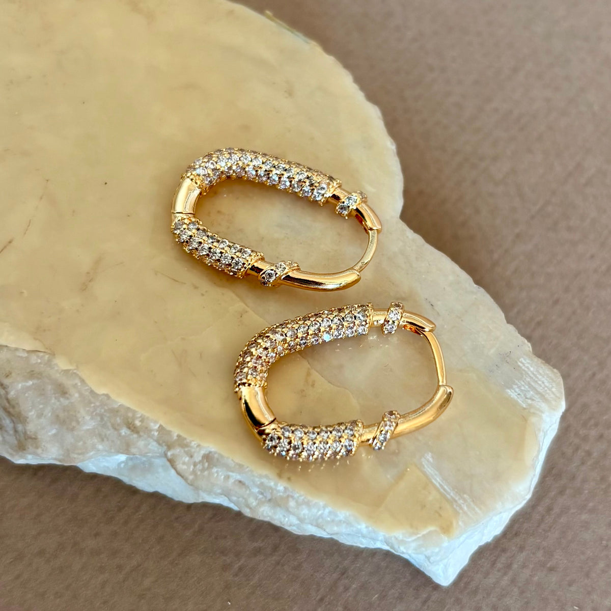 Ovelia 02 | Gold Plated Earrings
