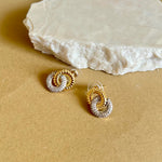 Círculos 02 | Gold Plated Earrings