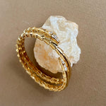 Cobra | Gold Plated Bangle
